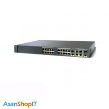 سوئیچ 24 پورت سیسکو مدل WS-C2960G-24TC-L (کارکرده)