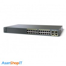 سوئیچ 24 پورت سیسکو مدل WS-C2960-24TC-L (کارکرده)
