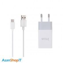 شارژر دیواری آیوان مدل AD-33 همراه با کابل USB-C