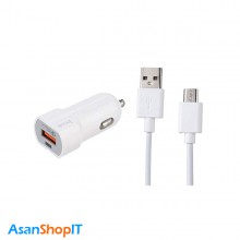 شارژر فندکی آیوان مدل CC-13 همراه با کابل micro-USB