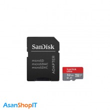 کارت حافظه میکرو اس دی سن دیسک مدل Ultra A1 UHS-I 32GB Class 10 98MBps microSDHC همراه با آداپتور