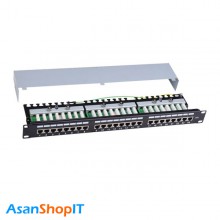 پچ پنل 24 پورت Cat6 STP کی نت