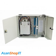 پچ پنل فیبر نوری دیواری پلی کربنات (باکس OTB-FAT) 6 پورت داپلکس Outdoor SC