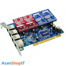 کارت تلفن آنالوگ اتکام مدل AX400P PCI