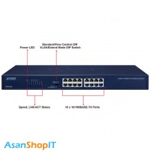 سوئیچ 16پورت پلنت مدل FNSW-1601