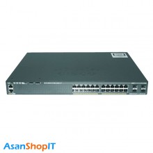 سوئیچ 24 پورت مدیریتی سیسکو مدل WS-C2960X-24PS-L (کارکرده)