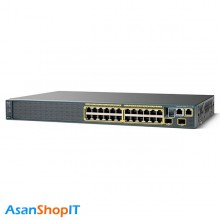 سوئیچ 24 پورت سیسکو مدل WS-C2960S-24TS-S (کارکرده)