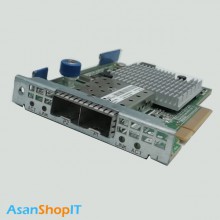 کارت شبکه فیبر نوری اچ پی مدل +10GBps Dual Port 530FLR-SFP پارت نامبر 001-649869 کارکرده