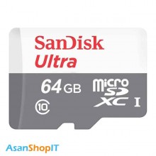کارت حافظه میکرو اس دی سن دیسک مدل Ultra UHS-I U1 Class 10 100MBps 64GB MicroSDXC
