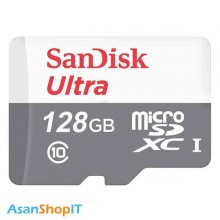 کارت حافظه میکرو اس دی سن دیسک مدل Ultra UHS-I U1 Class 10 100MBps 128GB MicroSDXC