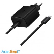 شارژر دیواری سامسونگ مدل EP-TA845 به همراه کابل تبدیل USB-C