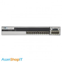 سوئیچ 12پورت سیسکو مدل WS-C3750X-12S-S (کارکرده)