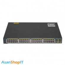 سوئیچ 48 پورت سیسکو مدل WS-C2960-48PST-S (کارکرده)