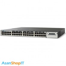سوئیچ 48 پورت سیسکو مدل WS-C3750X-48PF-S (کارکرده)