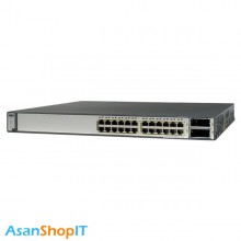 سوئیچ 24 پورت سیسکو مدل WS-3750E-24PD-S/E