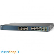 سوئیچ 24 پورت سیسکو مدل WS-C3560-24TS-S (کارکرده)