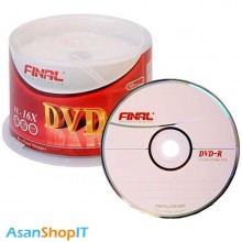 دی وی دی خام فاینال مدل  DVD-R بسته 50 عددی