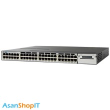 سوئیچ 48 پورت سیسکو مدل WS-C3750X-48T-S (کارکرده)