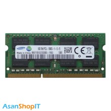 رم لپ تاپ سامسونگ  PC3L-1600 DDR3 8GB 12800 MHz 1.35v