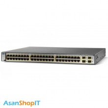 سوئیچ 48 پورت سیسکو مدل WS-C3750G-48PS-S (کارکرده)