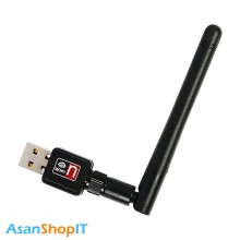 کارت شبکه USB بی سیم (دانگل وای فای) شارک مدل 802 USB Wifi 150 mbps