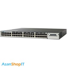 سوئیچ 48 پورت سیسکو مدل WS-C3750X-48PF-L (کارکرده)