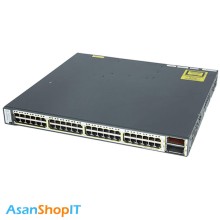 سوئیچ 48 پورت سیسکو مدل WS-C3750E-48PD-SF (کارکرده)