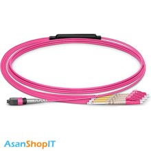 پچ کورد فیبر نوری  QSFP 40G SR4 OM4