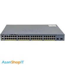 سوئیچ 48 پورت مدیریتی سیسکو مدل WS-C2960X-48FPD-L (کارکرده)