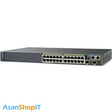 سوئیچ 24 پورت سیسکو مدل WS-C2960S-24TD-L (کارکرده)