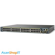 سوئیچ 48 پورت سیسکو مدل WS-C2960S-48FPD-L (کارکرده)