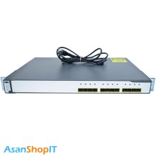 سوئیچ 12 پورت سیسکو مدل WS-C3750G-12S-E (کارکرده)