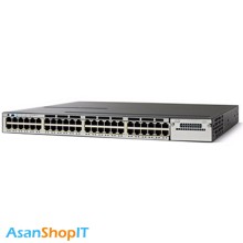 سوئیچ 48 پورت سیسکو مدل WS-C3850-48P-E (کارکرده)