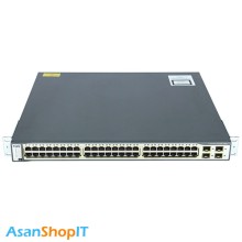 سوئیچ 48 پورت سیسکو مدل WS-C3750G-48TS-E (کارکرده)