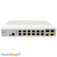 سوئیچ 12 پورت سیسکو مدل WS-C3560C-12PC-S (کارکرده)