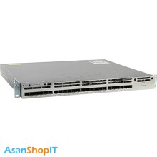 سوئیچ 24 پورت سیسکو مدل WS-C3850-24XS-E (کارکرده)