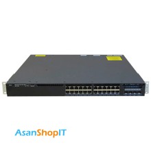 سوئیچ 24 پورت سیسکو مدل WS-C3650-24PS-S (کارکرده)