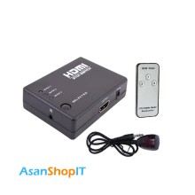 سوئیچ 3 پورت HDMI وی نت مدل V-SWHD1403  همراه با ریموت کنترل