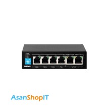 سوییچ 6 پورت دی لینک مدل DES-F1006P-E