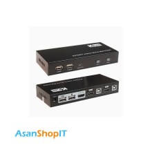 کی وی ام سوئیچ 2 پورت Auto HDMI کی نت