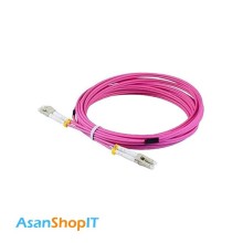 پچ کورد فیبر نوری LC-LC مالتی مود OM4 داپلکس 3 میلیمتر 10 متری