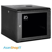 رک دیواری پایا سیستم 9 یونیت عمق 45 پنل باز شو و فریم فلزی
