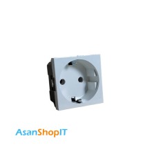 پریز برق لگراند سفید 45*45 (طرح)