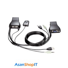 کی وی ام سوئیچ دو پورت دیلینک مدل DKVM-222