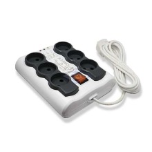 Omega-6-Outlet-3m-Power-Strip-Non-Earthing