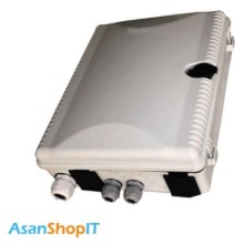 پچ پنل فیبر نوری دیواری پلی کربنات (باکس OTB-FAT) 6 پورت داپلکس Outdoor SC