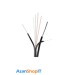 Simin Alborz Drop Fiber Optic Cable, 3-Arm, 4-Core, In/Outdoor